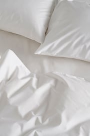 Bedfolk Set of 2 White Luxe Cotton Square Pillowcases - Image 1 of 3