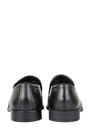 Lotus Black Leather Loafers - Image 4 of 5