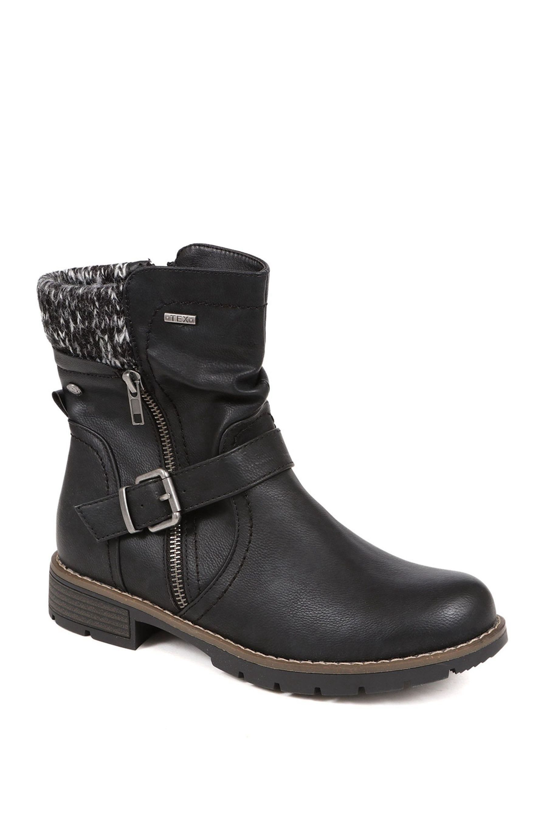 Lined biker boots clearance