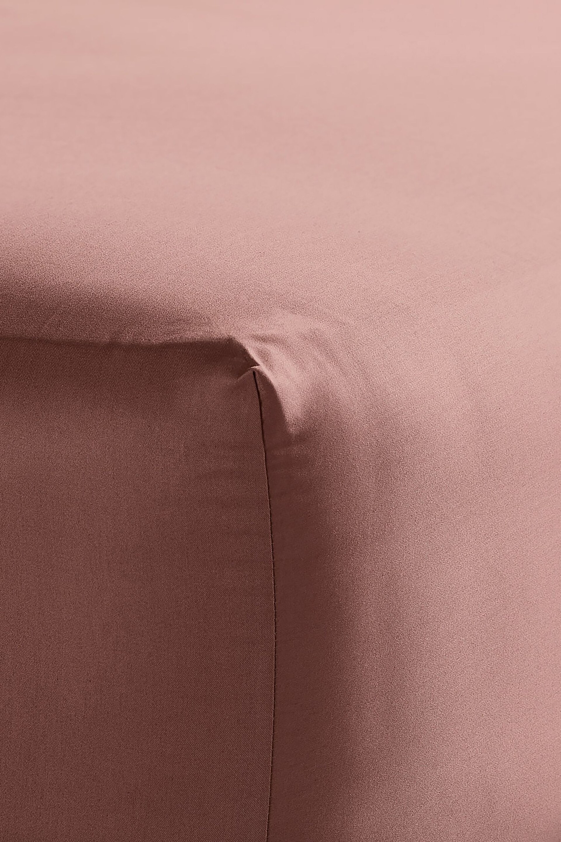 Bedfolk Orange Luxe Cotton Fitted Sheet - Image 1 of 4