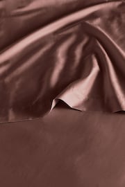 Bedfolk Orange Luxe Cotton Fitted Sheet - Image 2 of 4
