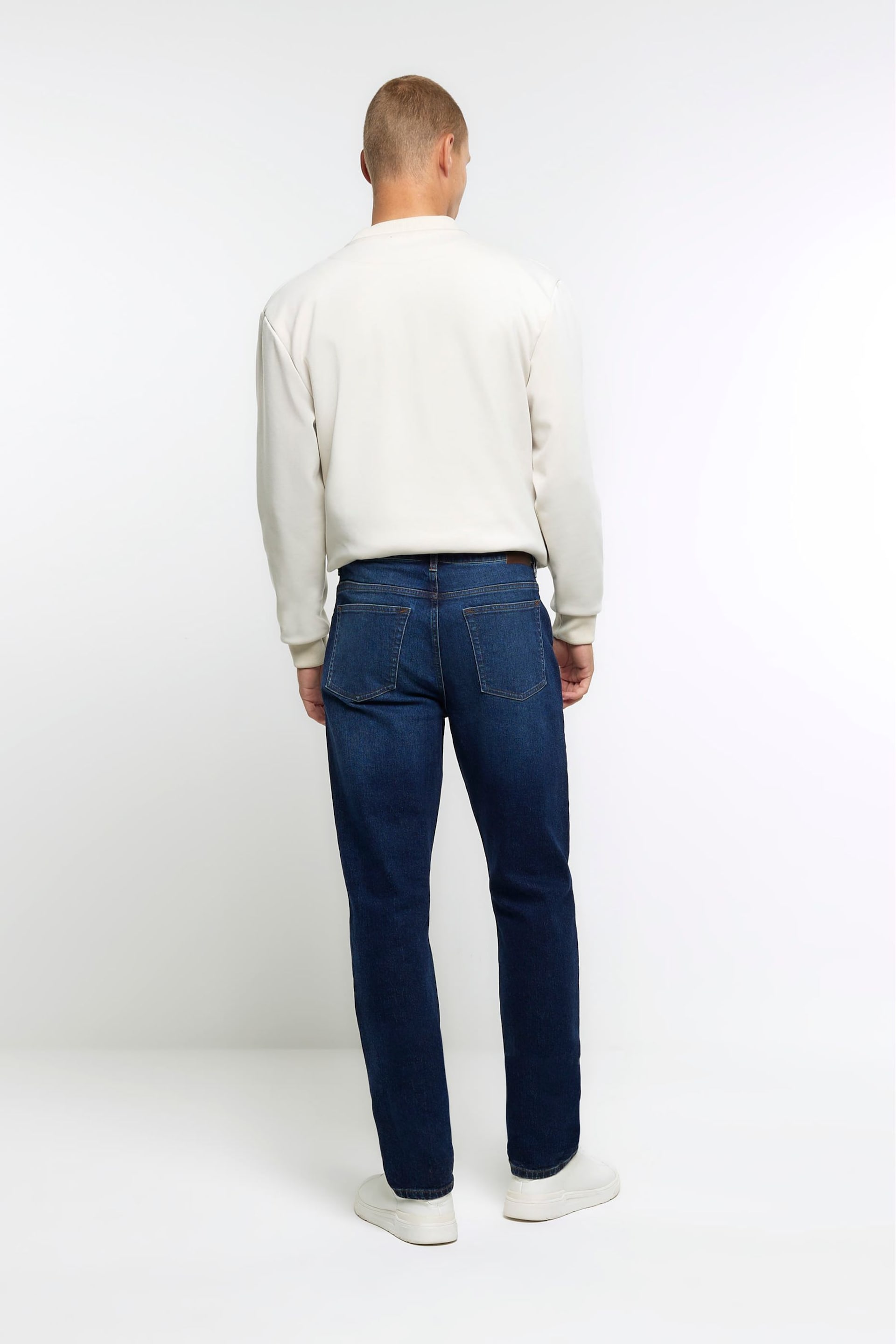 River Island Blue Slim Fit Jeans - Image 2 of 3