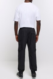 River Island Black Regular Fit Cargo Trousers - Image 2 of 4