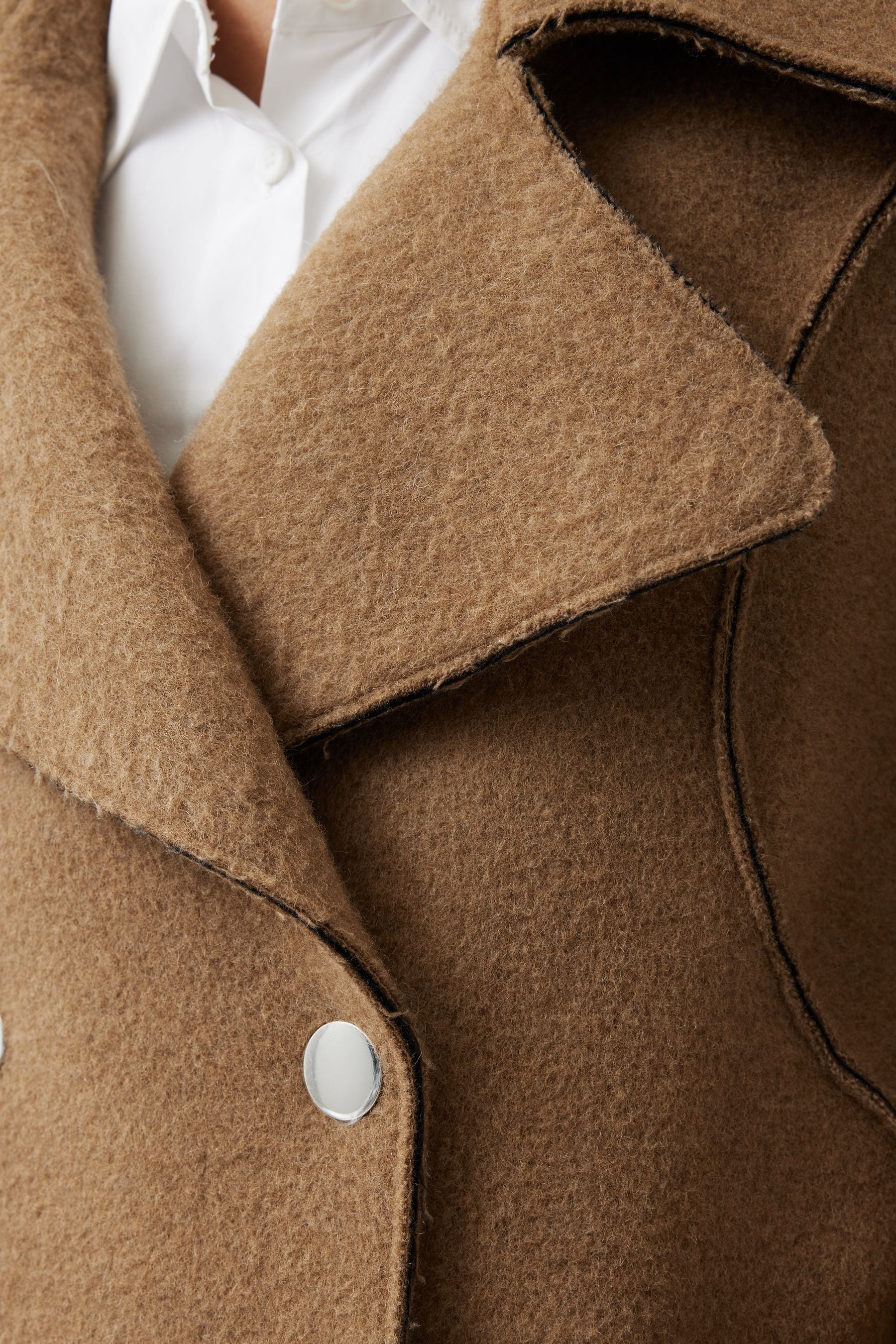 Jigsaw camel coat sale