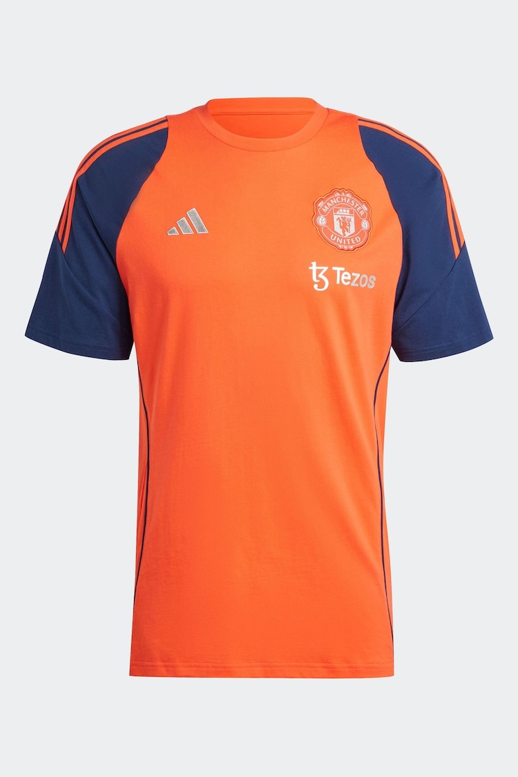 adidas Red/Navy Manchester United Tiro 24 T-Shirt - Image 7 of 7