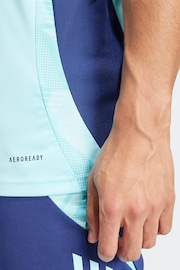 adidas Aqua Blue Arsenal Tiro 24 Training Jersey - Image 5 of 8