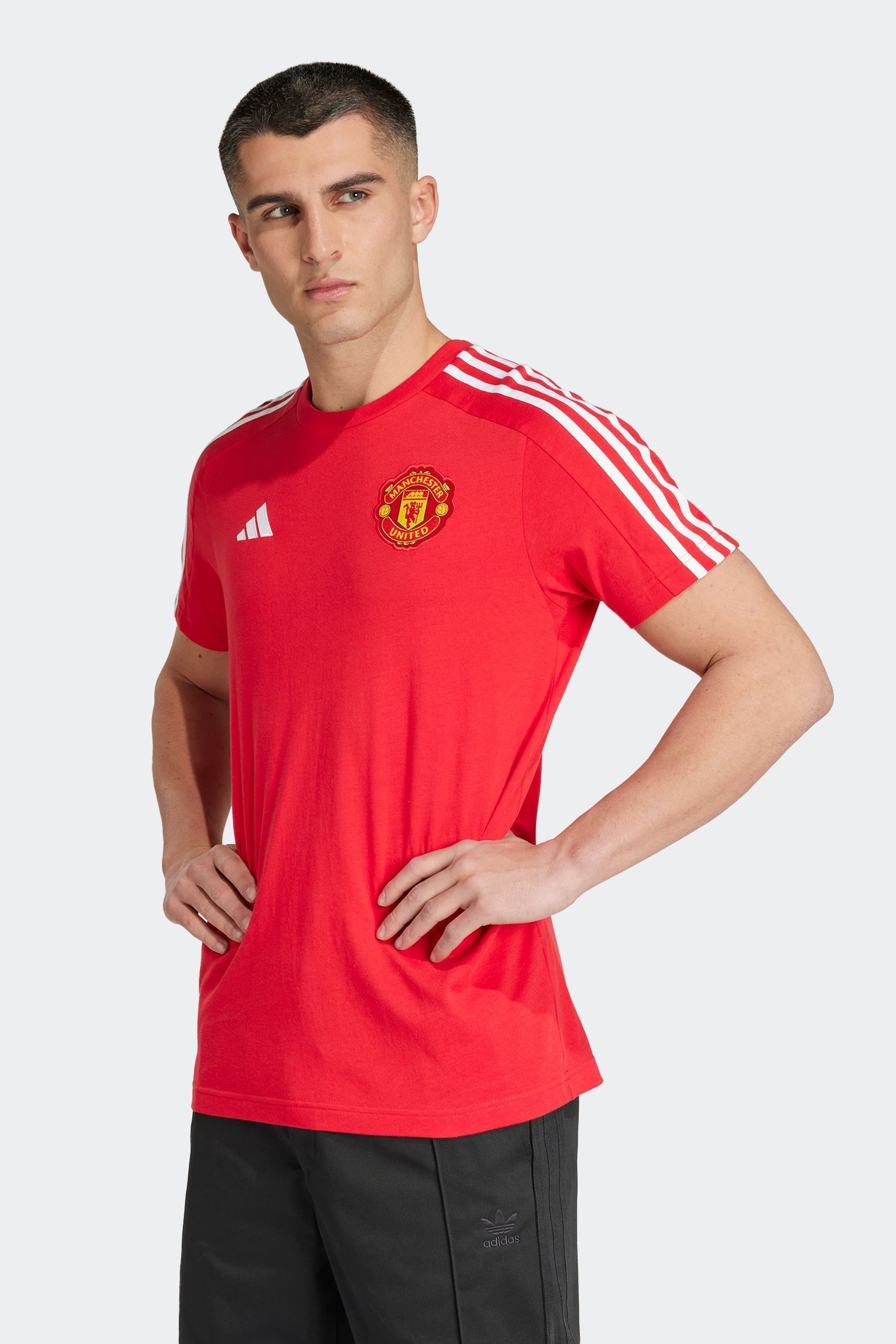 Buy adidas Red Manchester United DNA T Shirt from the Next UK online shop