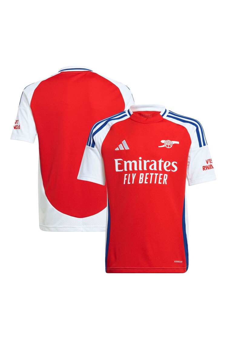 adidas Red/White Kids Arsenal 24/25 Home Jersey - Image 1 of 3
