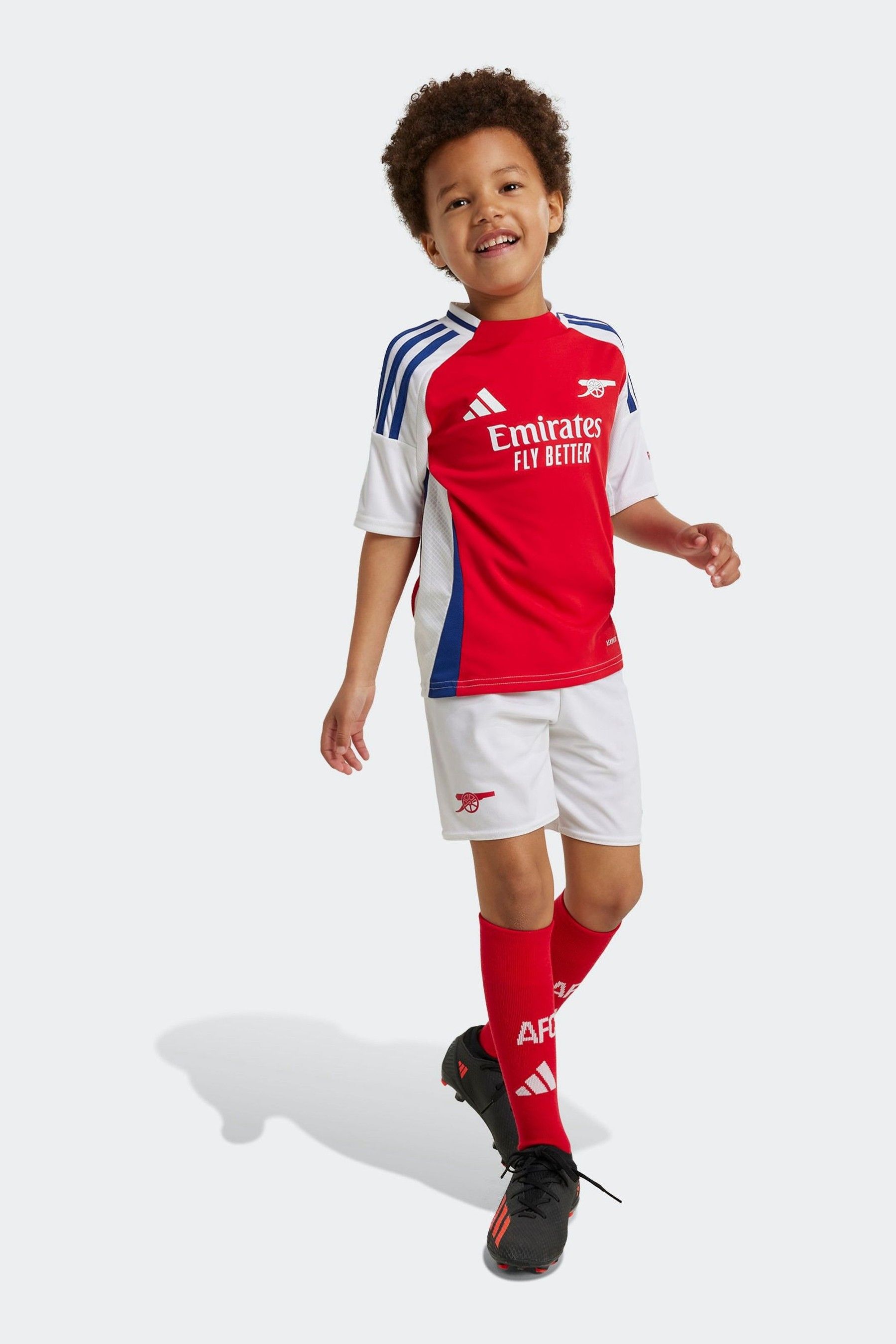 Adidas Red White Kids Arsenal 24 25 Home Mini Kit 1.5 2 Yrs Boys