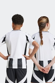 adidas White/Black Kids Juventus 24/25 Home Jersey - Image 2 of 8