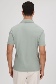 Reiss Sage Owens Slim Fit Cotton Polo Shirt - Image 5 of 6