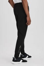 Reiss Onyx Black Dax Castore Water Repellent Track Pants - Image 5 of 8