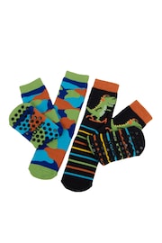 Totes Orange Toasties Childrens Original 2 Pack Socks - Image 1 of 4