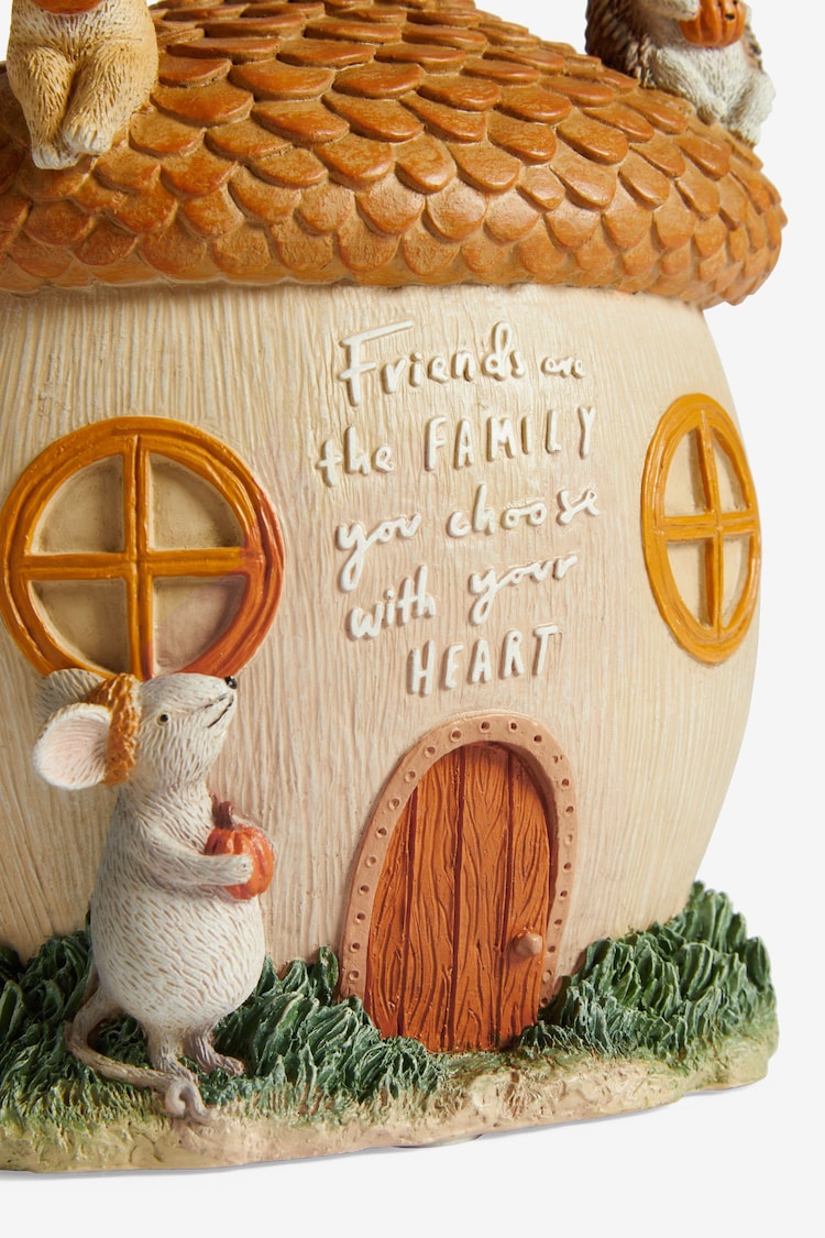 Natural Toadstool House and Friends Ornament - Image 5 of 5