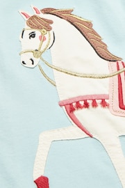 Joules Ava Mint Green Artwork T-Shirt - Image 3 of 6