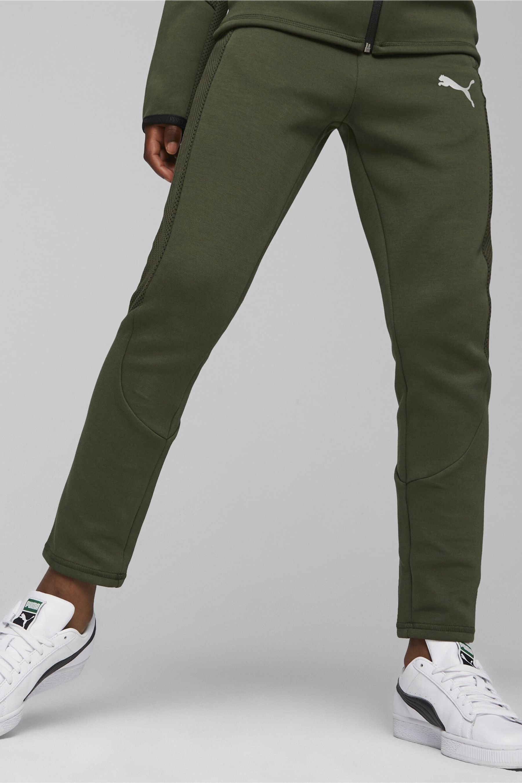 Buy Puma Green Evostripe Youth Sweat Joggers from Next USA