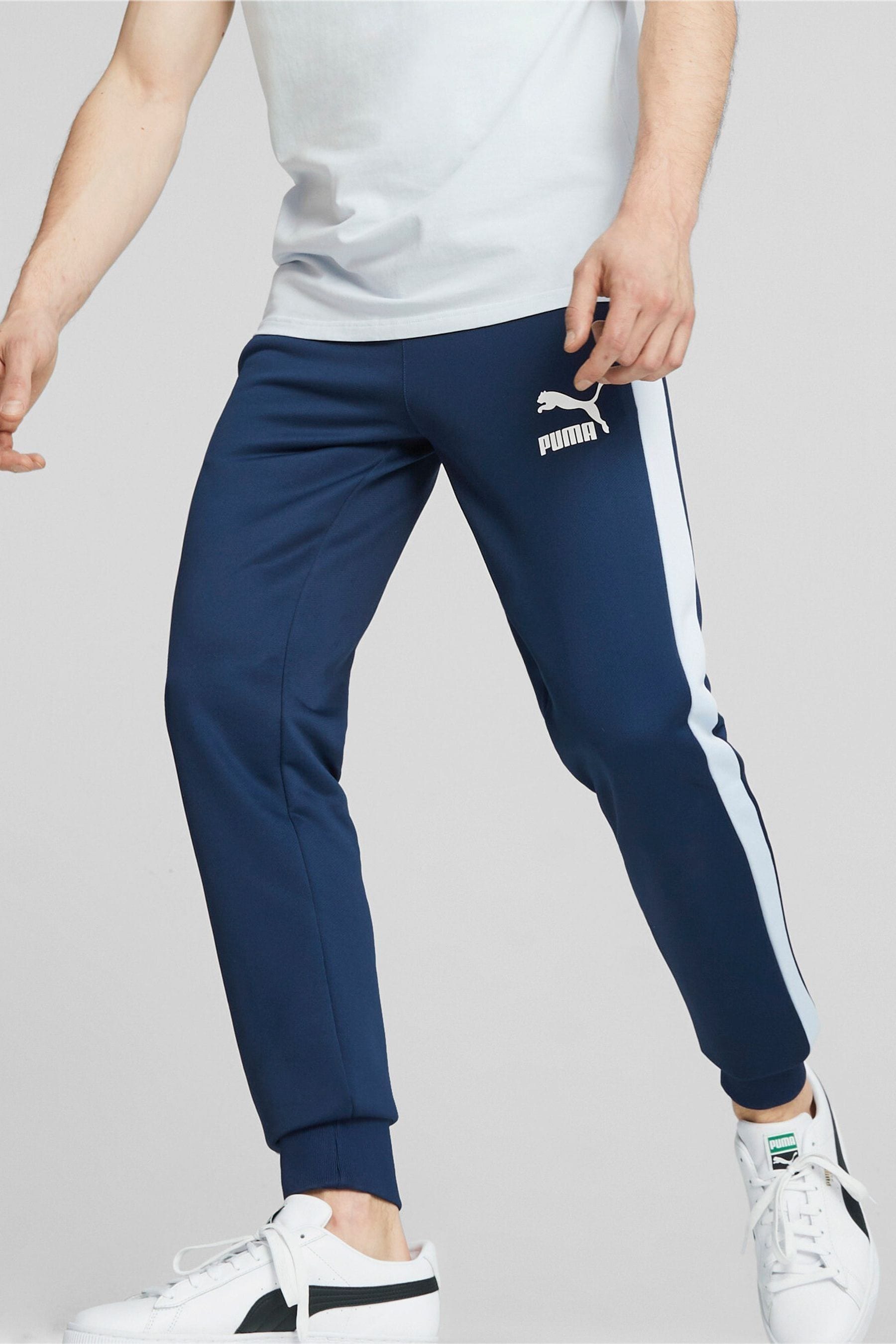 Puma blue joggers store