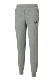 Puma Grey Essentials Logo Mens Sweat Joggers - Image 1 of 2