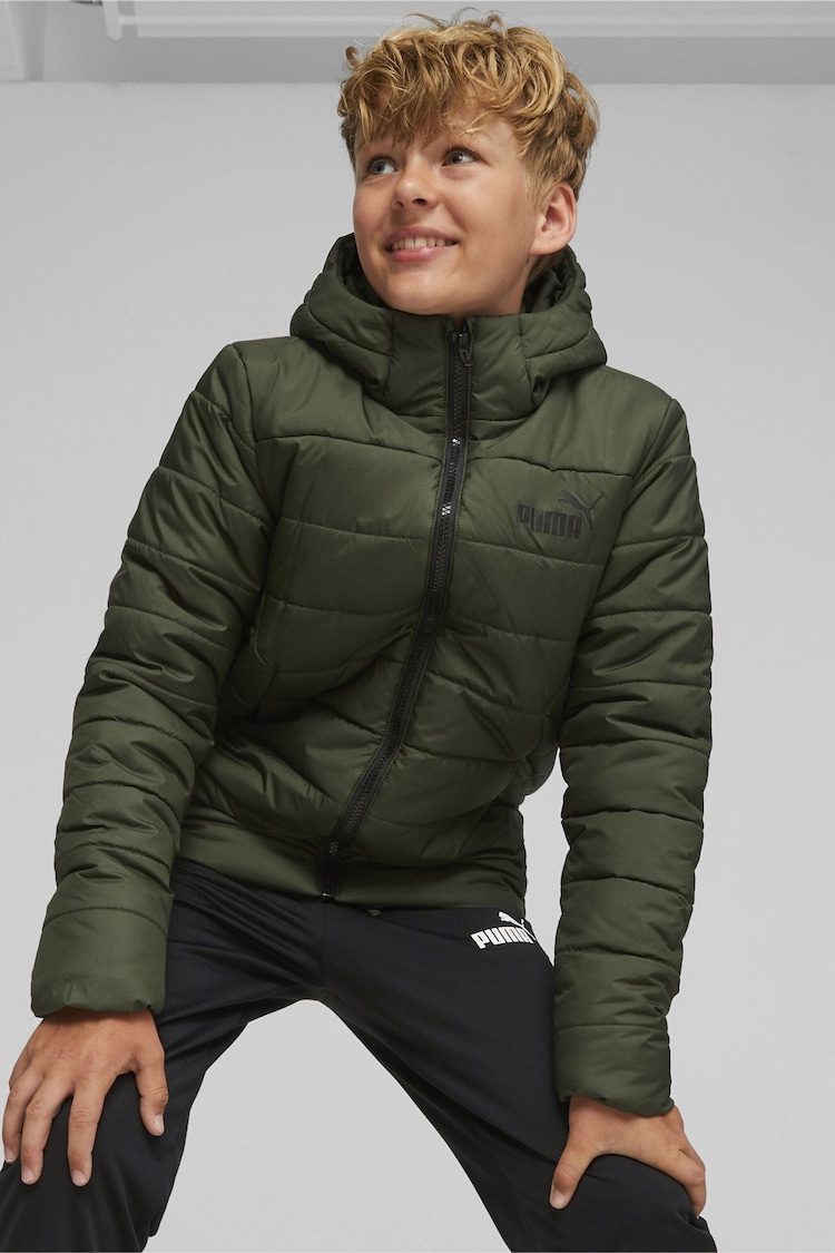 Puma Green Essentials Padded Jacket - Image 1 of 5