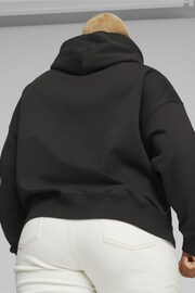 Puma Black Oversized Womens Hoodie - Image 5 of 9