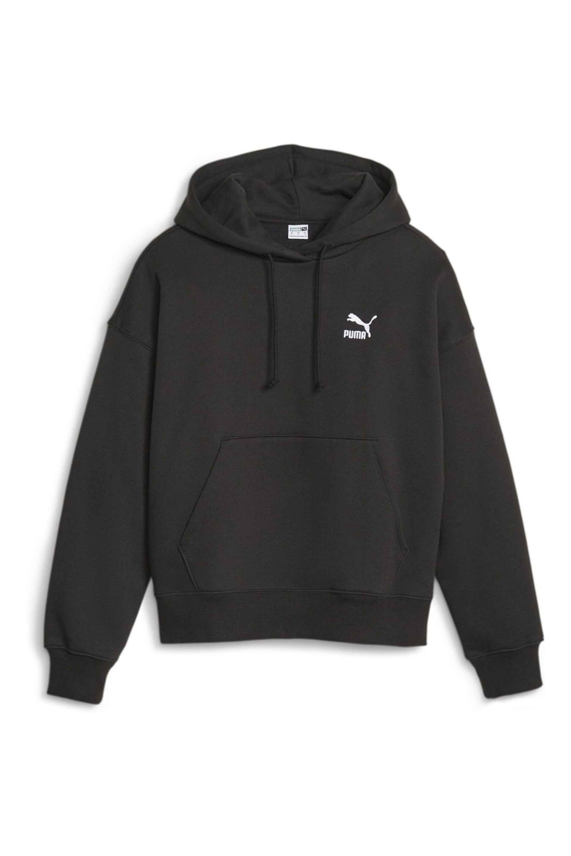 Puma Black Oversized Womens Hoodie - Image 8 of 9