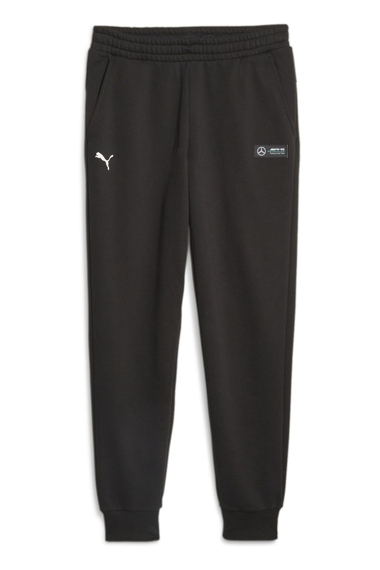 Puma Black Mercedes-AMG PETRONAS Mens Motorsport Sweat Joggers - Image 6 of 6