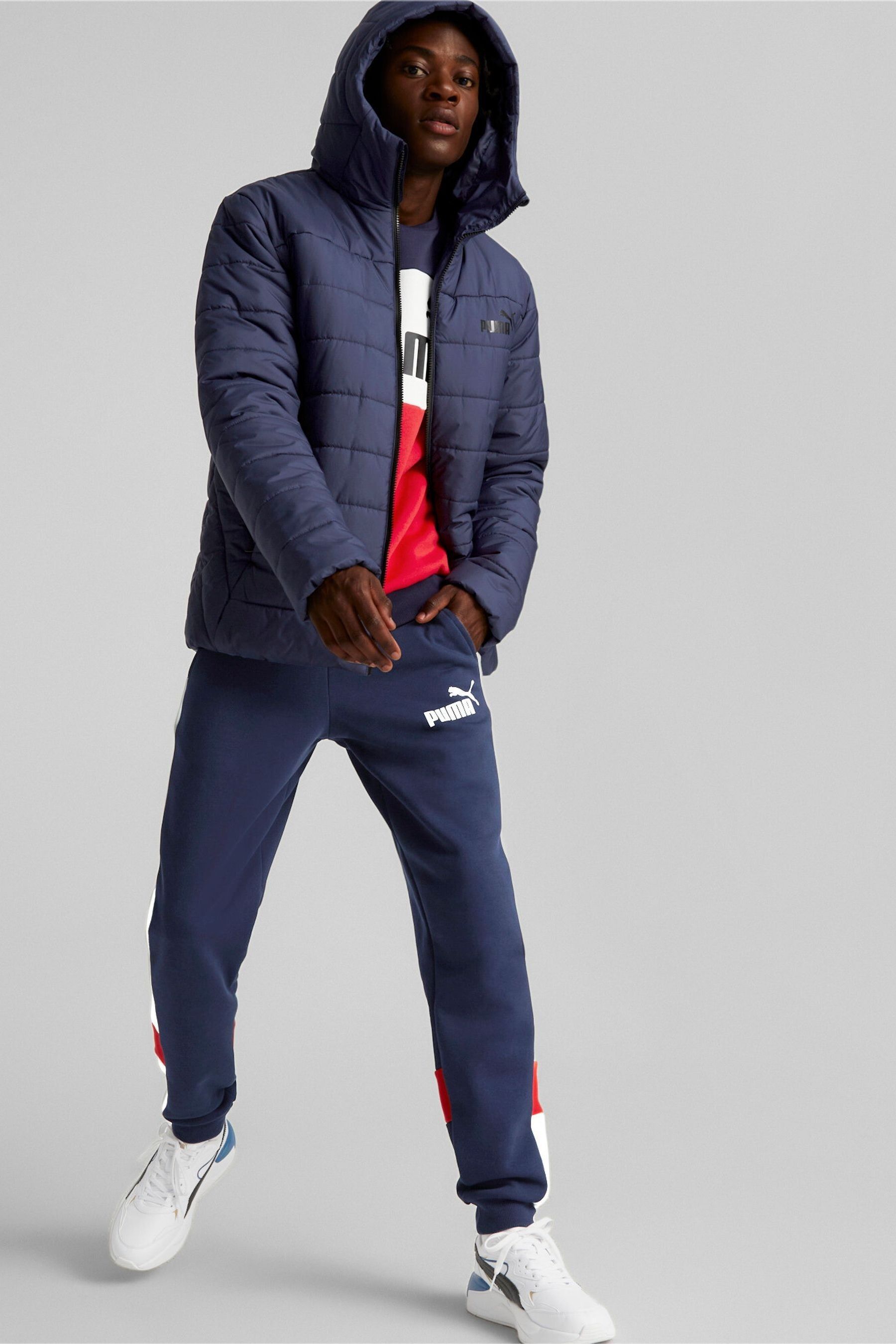 Buy Puma Blue Essentials Padded Jacket from Next Ireland