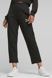 Puma Black T7 Womens High Waist Joggers - Image 1 of 9