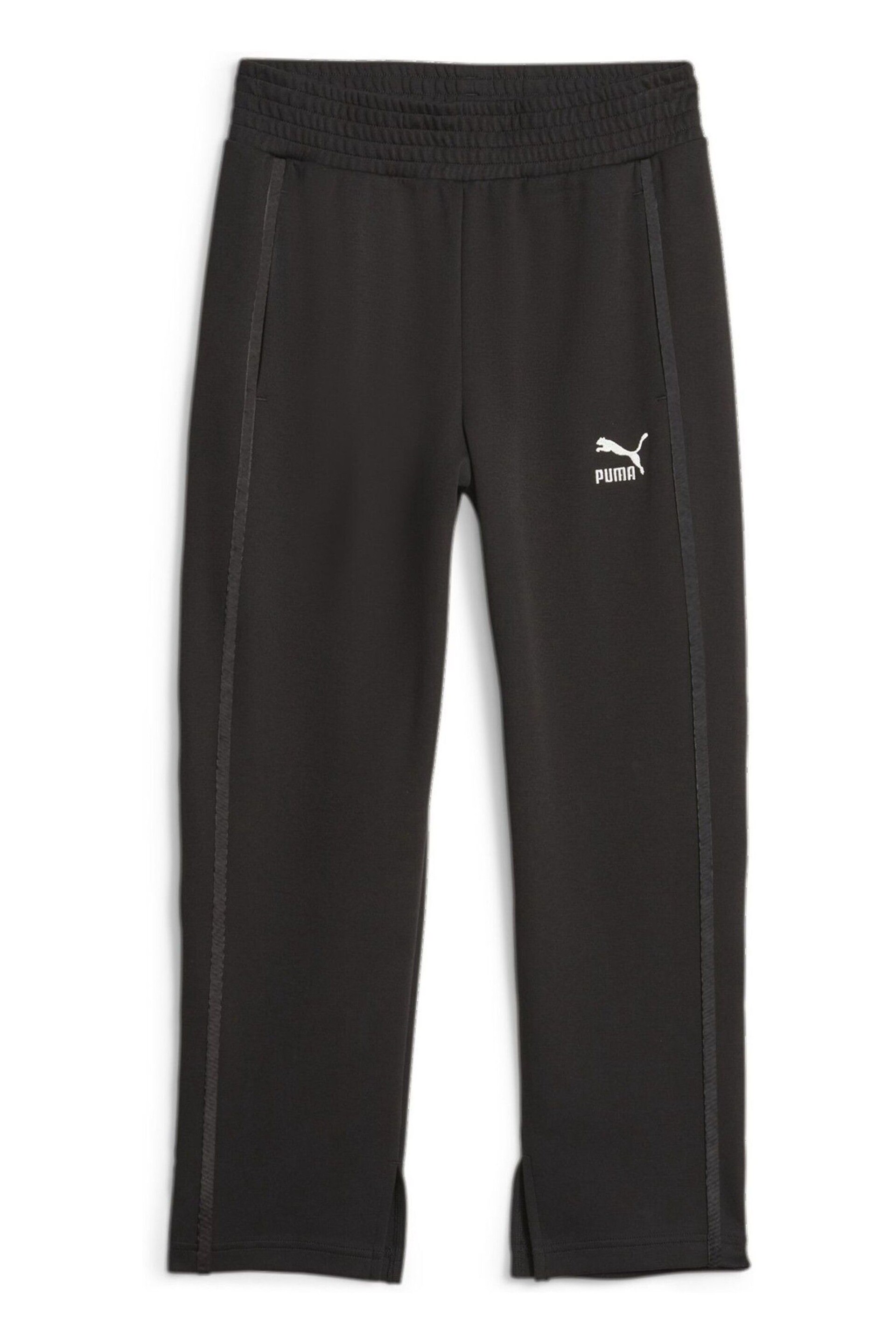 Puma Black T7 Womens High Waist Joggers - Image 8 of 9