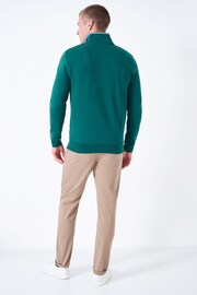 Crew Clothing Classic Half Zip Sweatshirt - Image 2 of 5