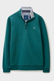 Crew Clothing Classic Half Zip Sweatshirt - Image 5 of 5