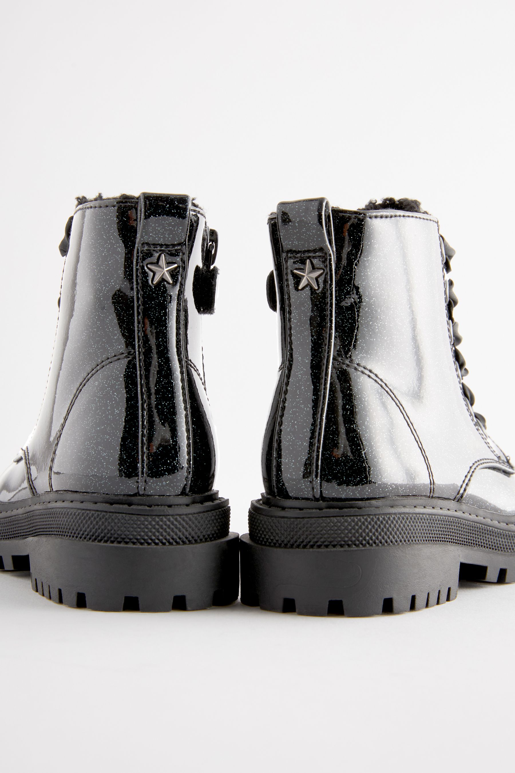 Next black patent boots discount