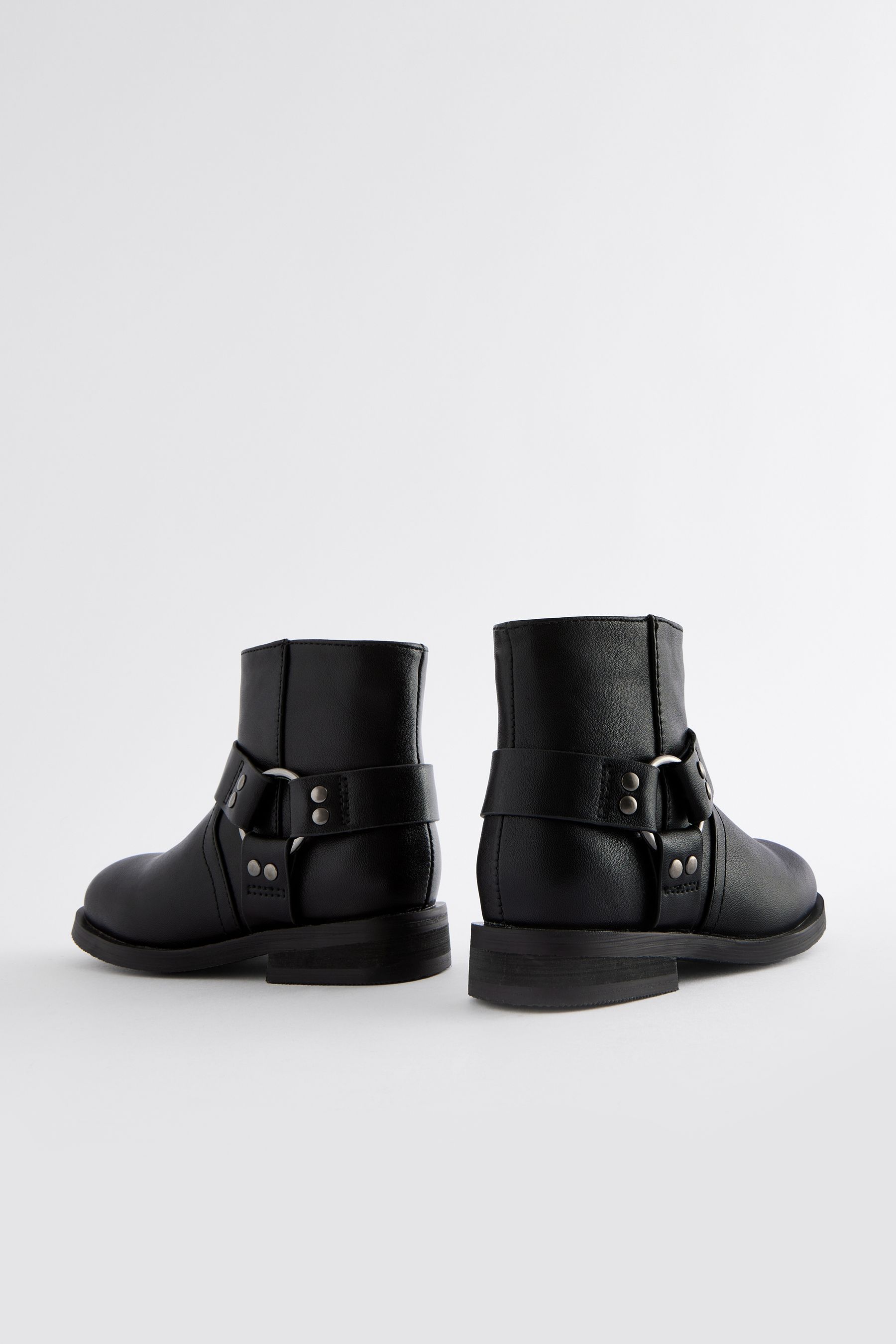 Buy Black Biker Boots from the Next UK online shop