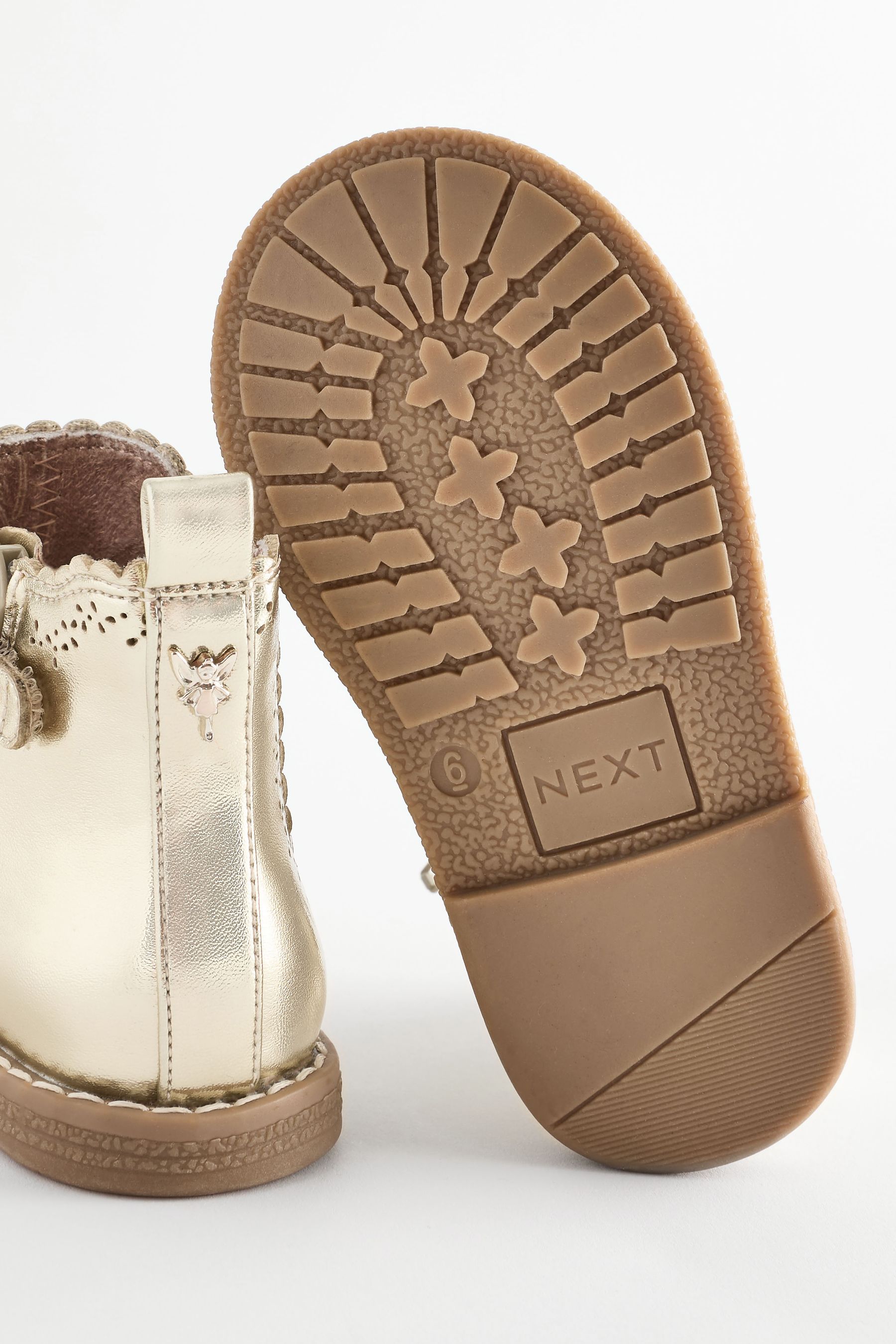 Girls gold ankle boots online