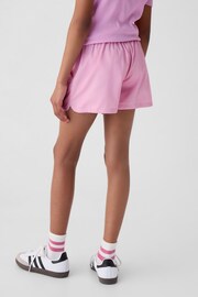 Gap Pink Cotton Easy Pull On Shorts (4-13yrs) - Image 2 of 3