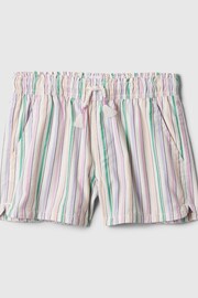 Gap White Cotton Easy Pull On Shorts (4-13yrs) - Image 1 of 3