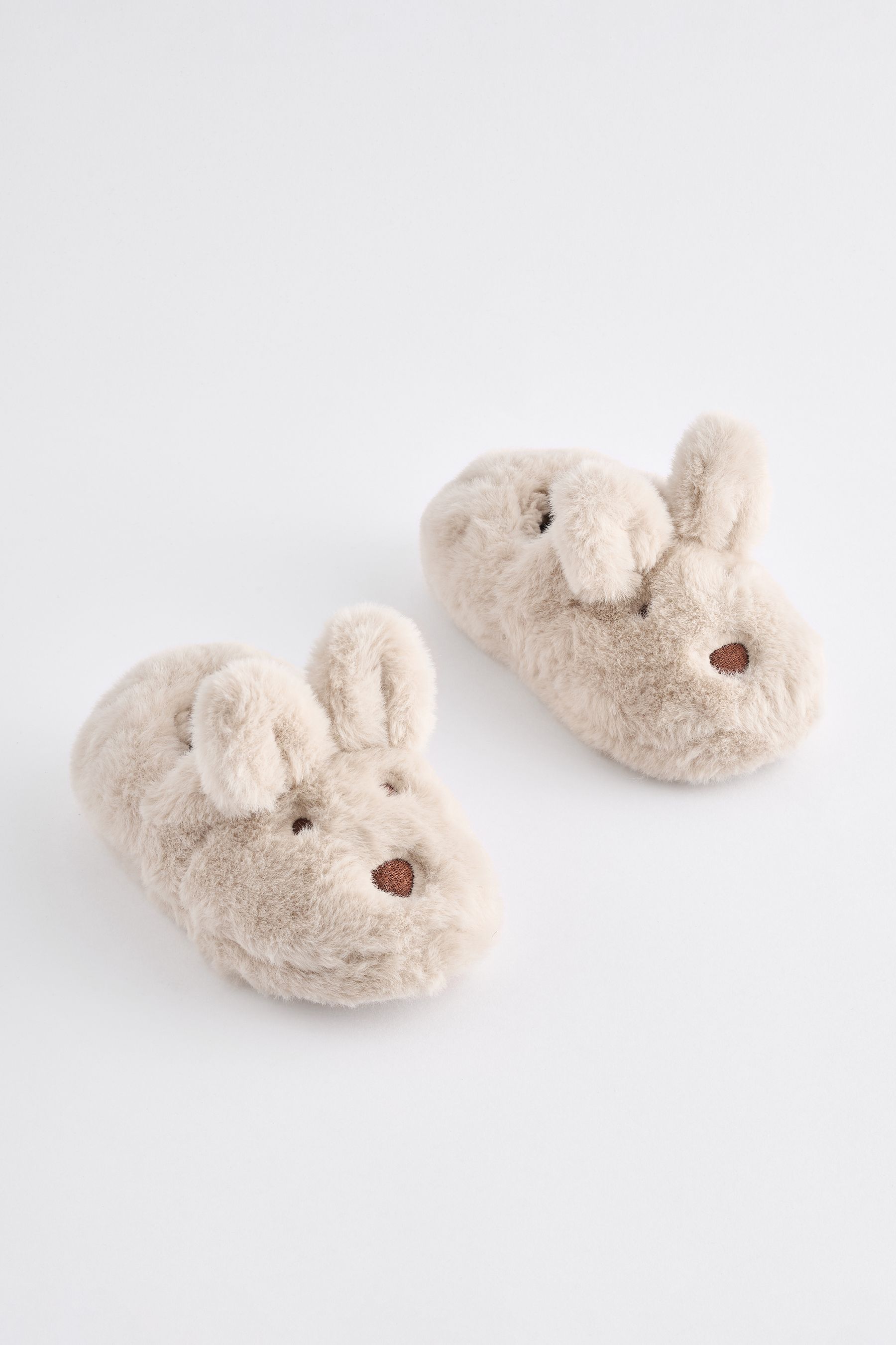 Buy Neutral Bunny Slippers from the Next UK online shop