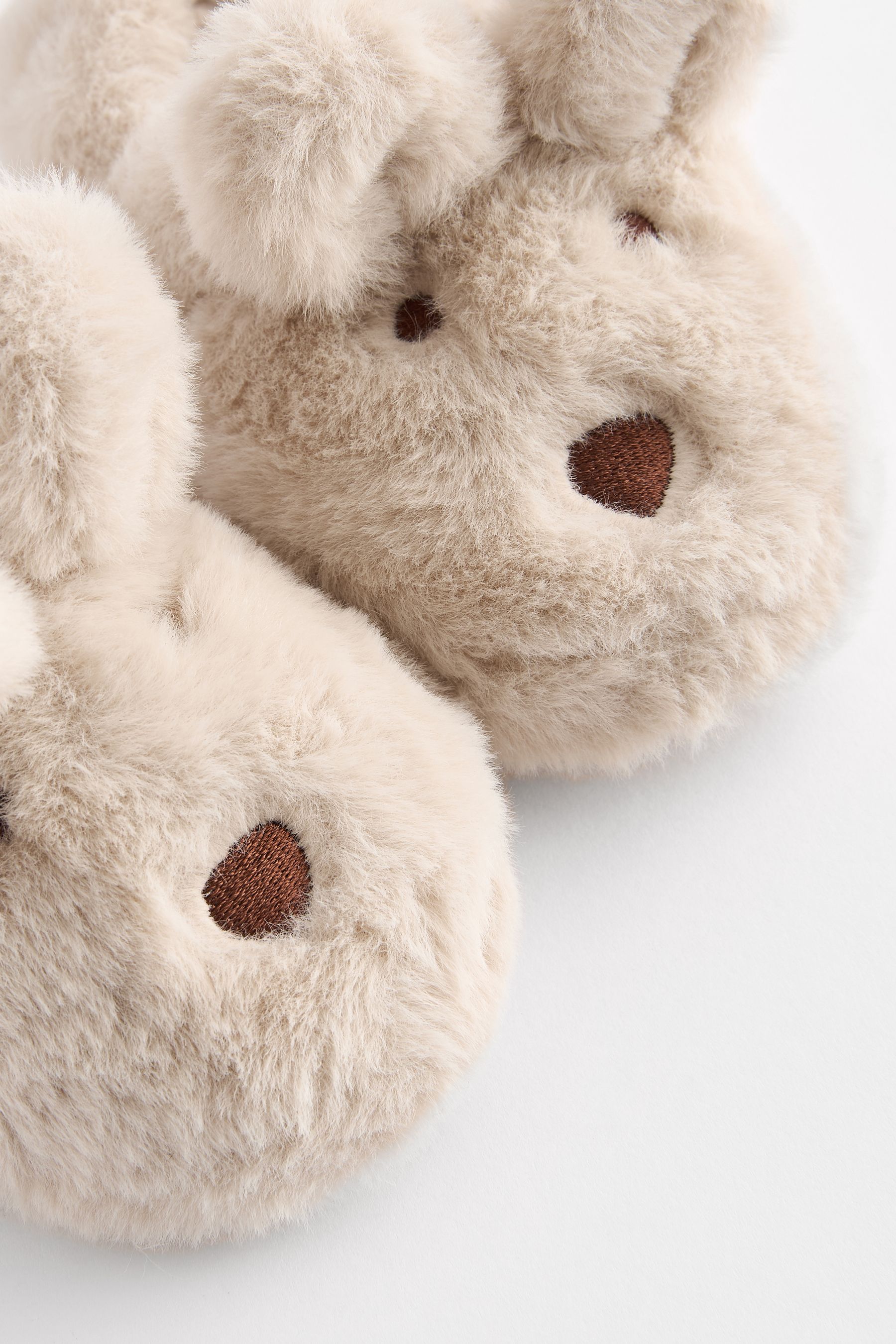 Buy Neutral Bunny Slippers from the Next UK online shop
