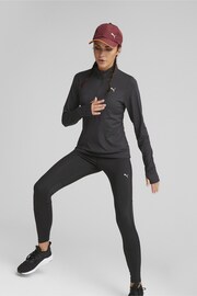 Puma Black Run Favourite Quarter-Zip Running Sweat Top - Image 3 of 7