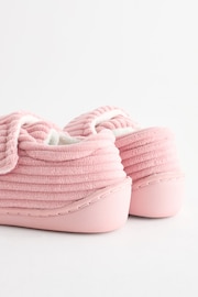 Pink Cord Cupsole Slippers - Image 3 of 6