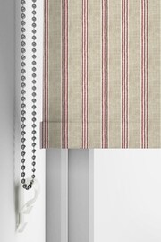 Emily Bond Red George Stripe Made To Measure Roller Blind - Image 4 of 6