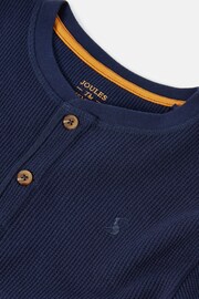 Joules Arthur Blue Henley Top - Image 4 of 4