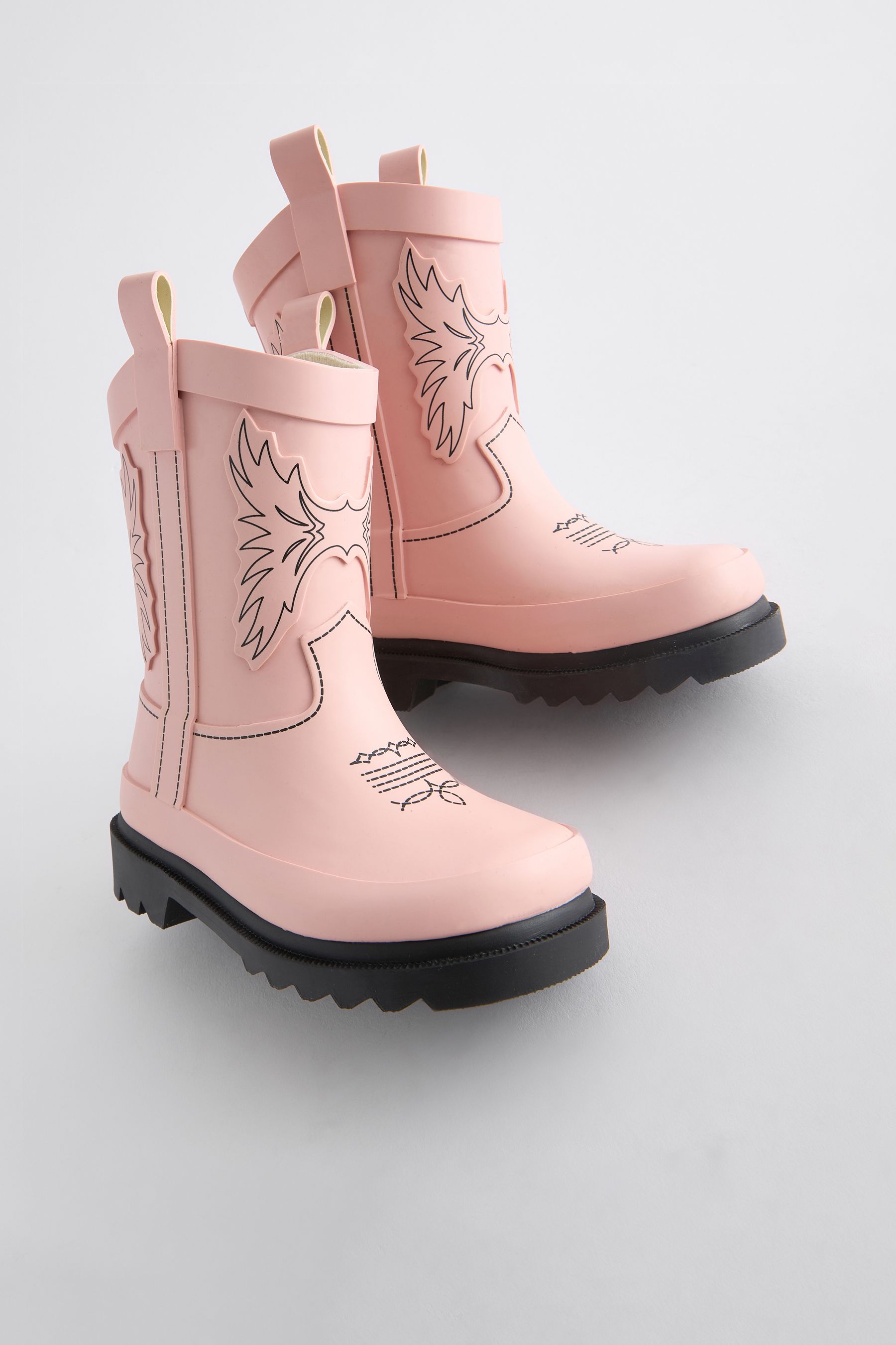 Buy Pink Western Wellies from the Next UK online shop