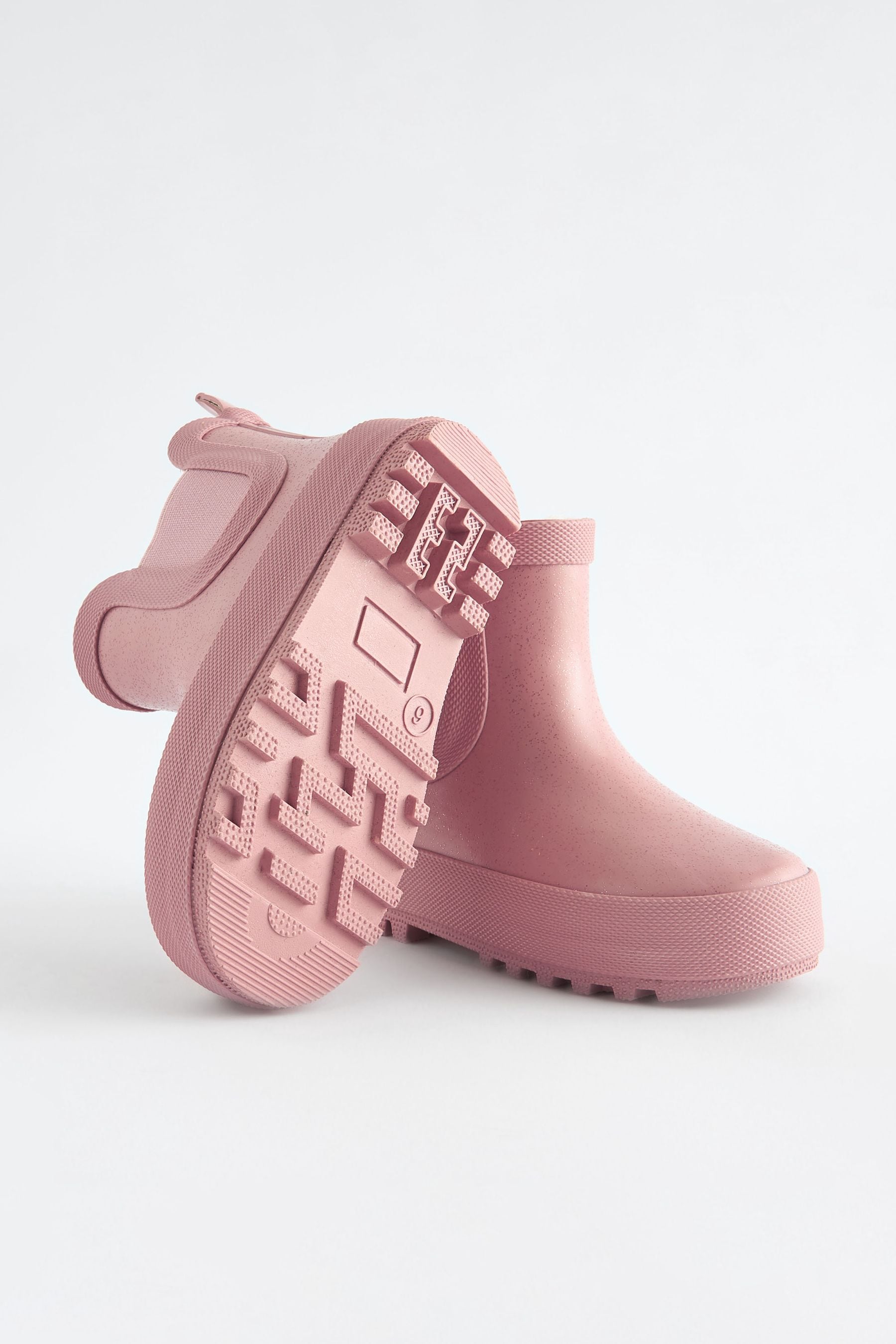 Pink sparkle hunter boots best sale