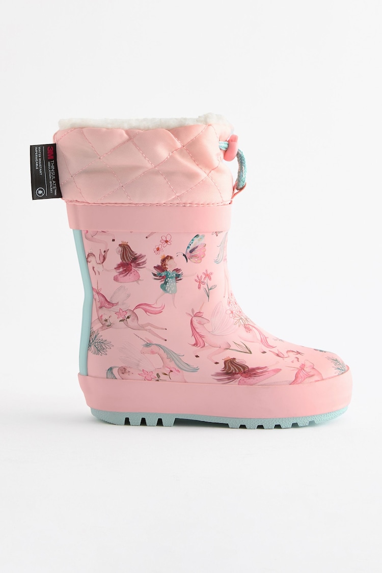 Pink Fairy Cuff Wellies - Image 2 of 5