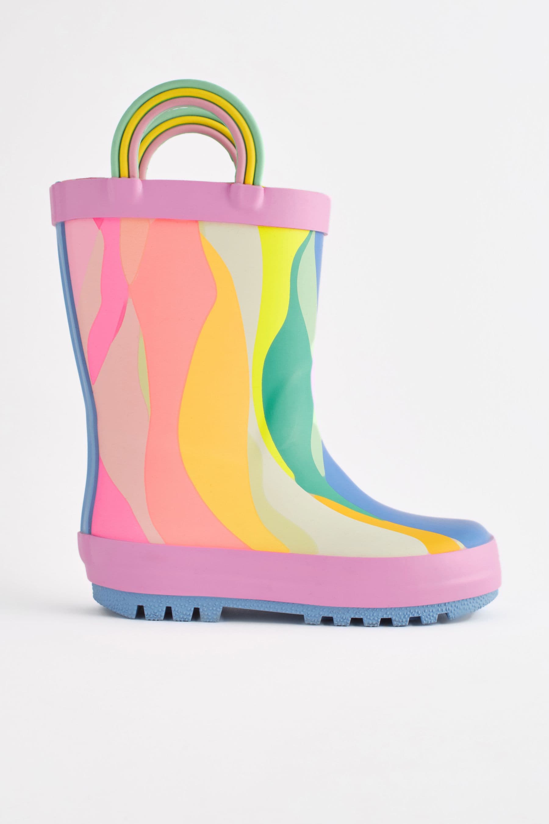 Girls wellies with handles deals