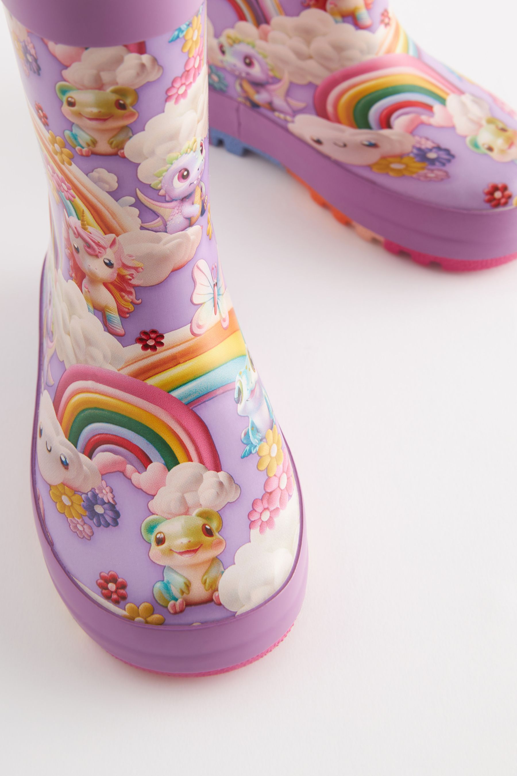 Buy Rainbow Character Handle Wellies from the Next UK online shop