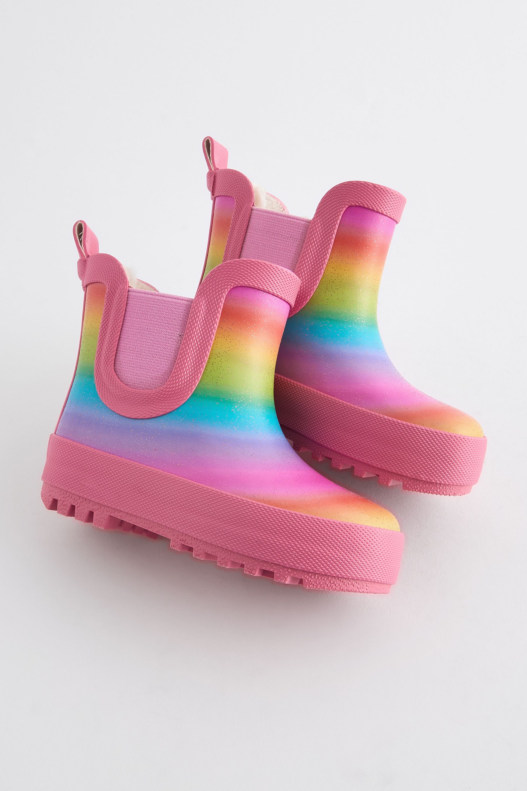 Rainbow wellies girls sale