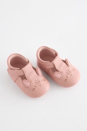 Pink Bunny T-Bar Baby Shoes (0-24mths) - Image 3 of 6