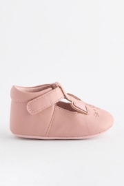 Pink Bunny T-Bar Baby Shoes (0-24mths) - Image 4 of 6